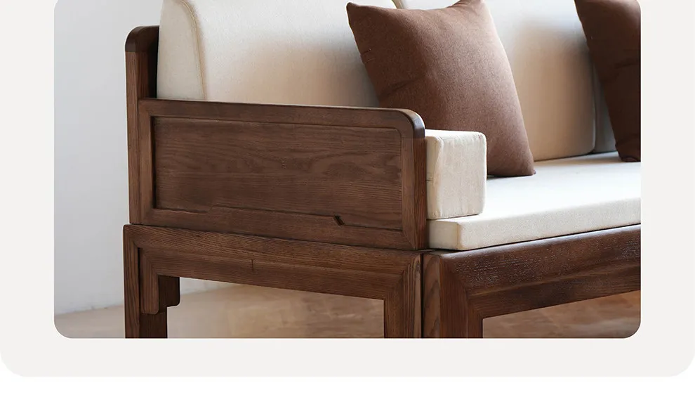For Solid wood folding sofa bed small apartment living room push-pull bed telescopic dual-purpose integrated compression bed