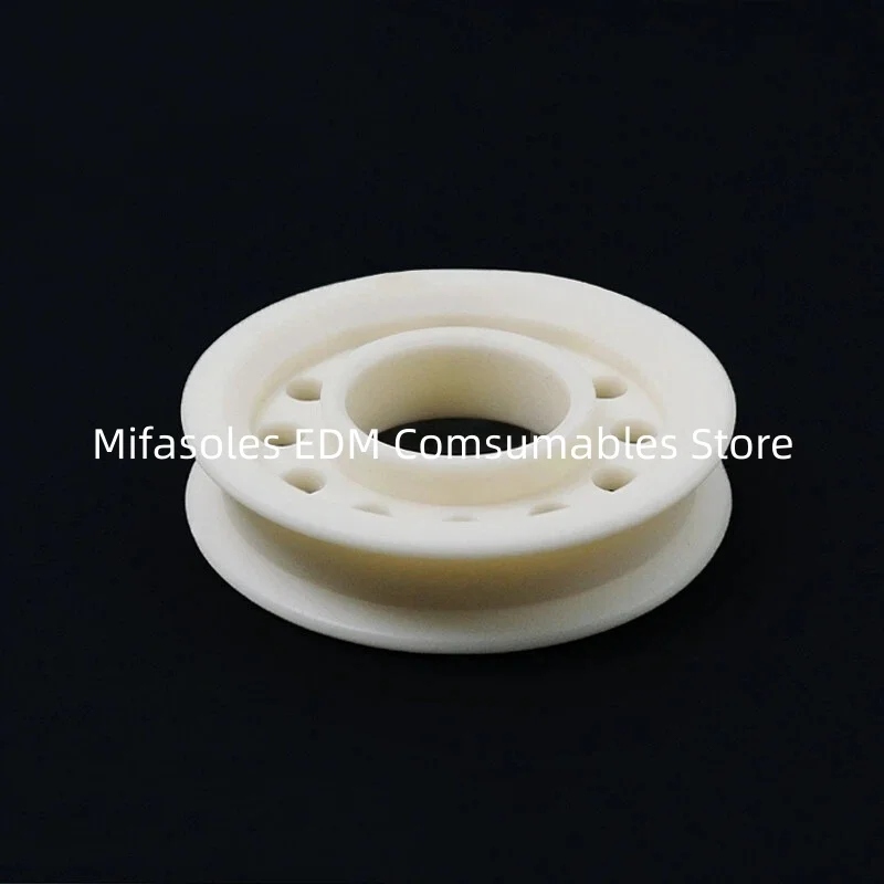 EDM A290-8119-X625 Upper Detect Roller 34*14*8mm Ceramic Tension Roller For Fanuc iD,iE,400iA,600iA series Wire Cutting Machine