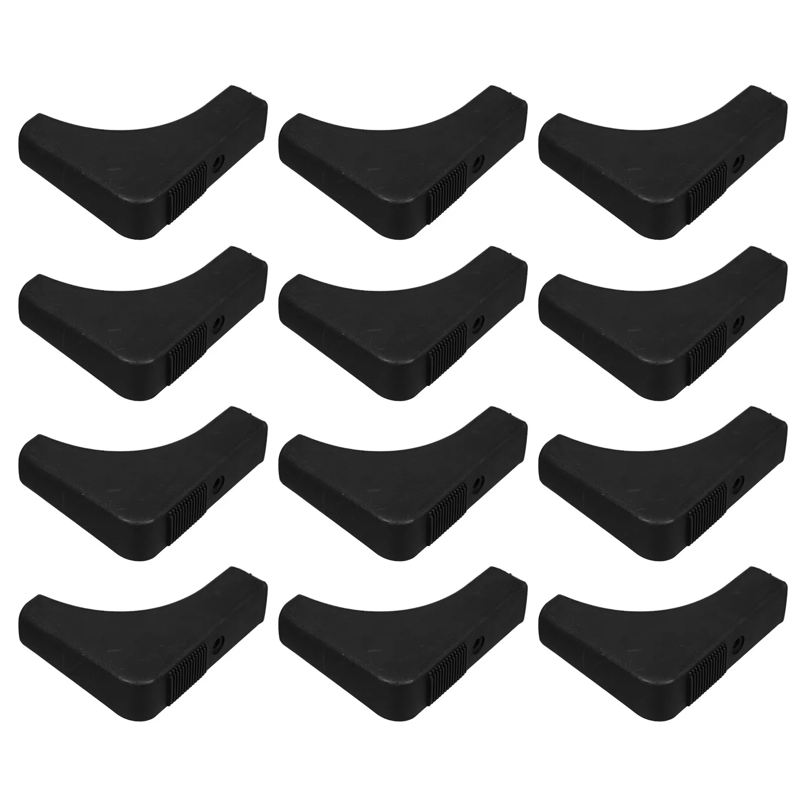 

12pcs Triangle Chair Leg Floor Protectors Non Slip Furniture Pads Table Feet Covers for Hardwood Floors Outdoor Indoor Use