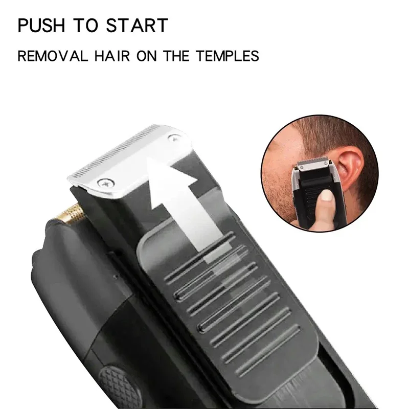 Kemei 2026 Professional Shaving Machine USB Charging Hair Cutting Machine LCD Display Men's Electric Shaver Hair Trimmer Machine