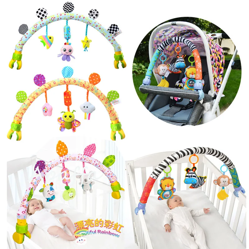 Jouets mobiles musicaux pour bébé, lit, CPull, poussette, hochets en peluche pour bébé, jouets pour bébé, 0-12 mois, jouets pour nouveau-nés