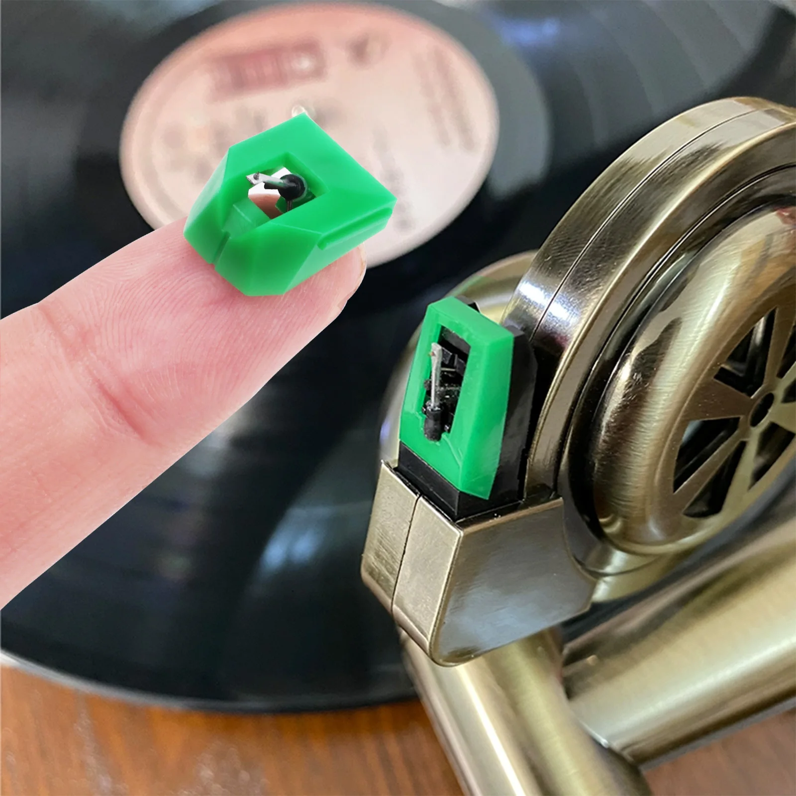 Record Player Needle Replacement for AT-VMN95E Stylus,Elliptical Turntable Needle for Audio-Technica AT-LP120X image 6