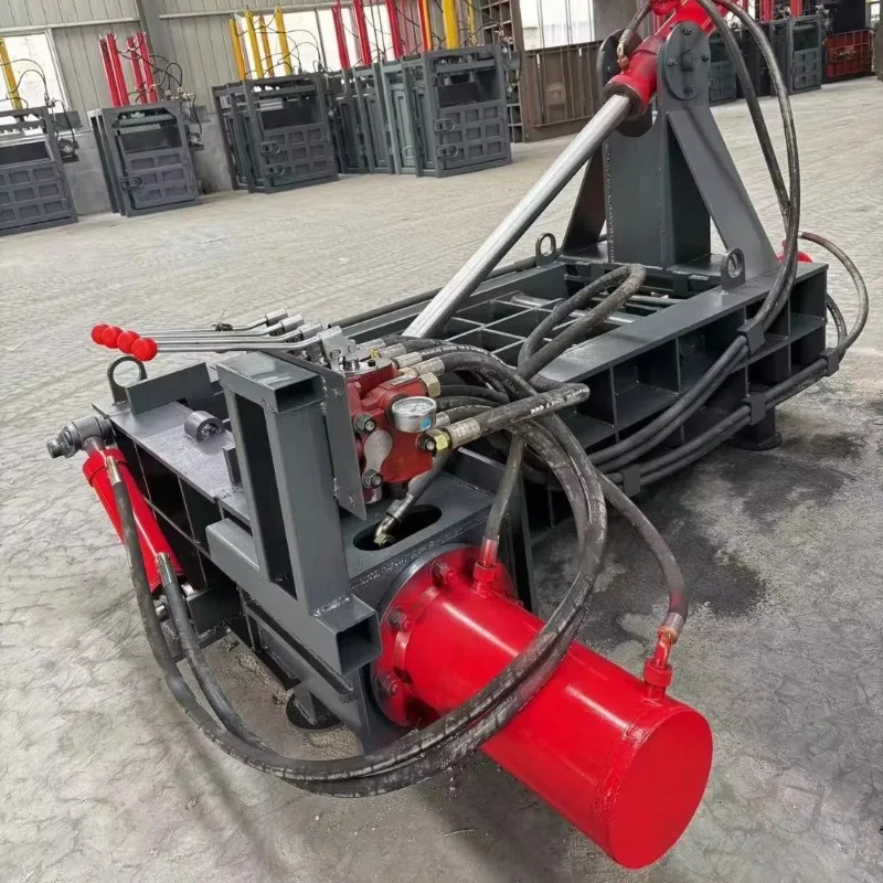 Customized 180T Heavy Duty Scrap Metal Compactor Press Iron Baler Scrap Car Baling Pressing Machine