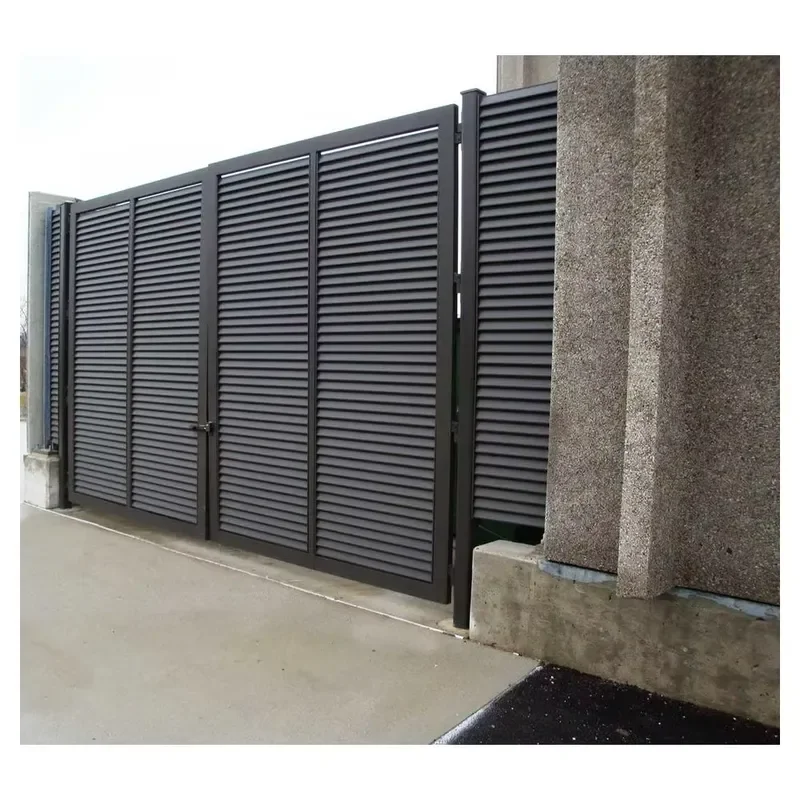 Prima Aluminum Alloy Villa Swing Safety Gate with Customized Color Durable Construction Modern Design 5-Year Warranty