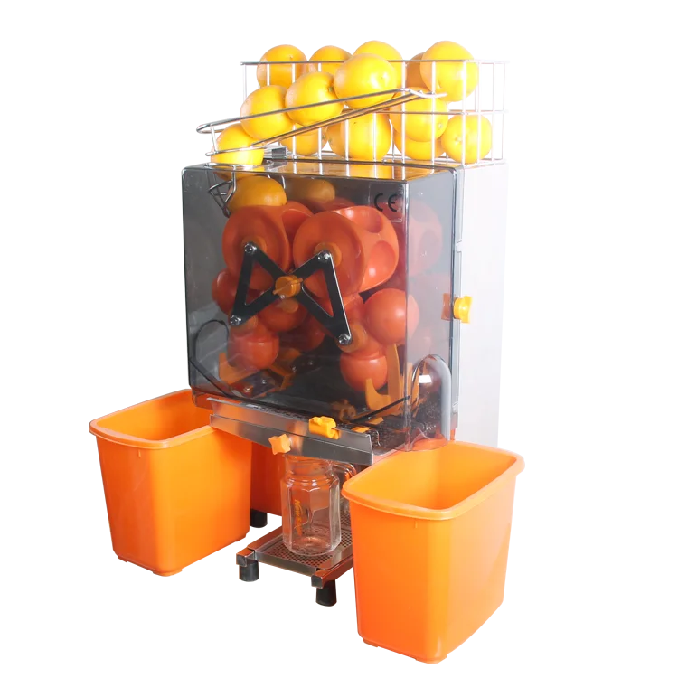 Manual Feed Large Automatic Orange Juice Machine - 20 oranges / Minute