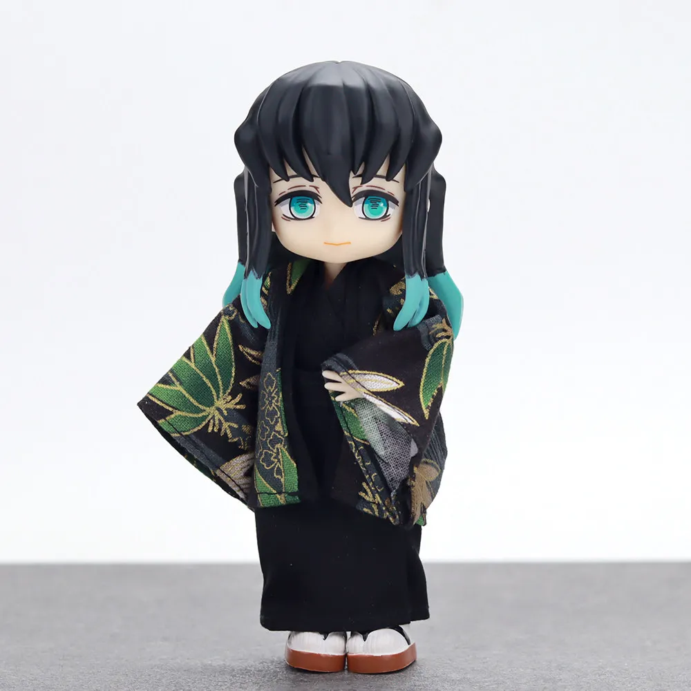 Demon Slayer Nendoroid Ob11 1/12 Articulated Doll Full Set Shinobu Kocho Giyu Tomioka Mitsuri Kanroji Collectible Anime Figurine view 4