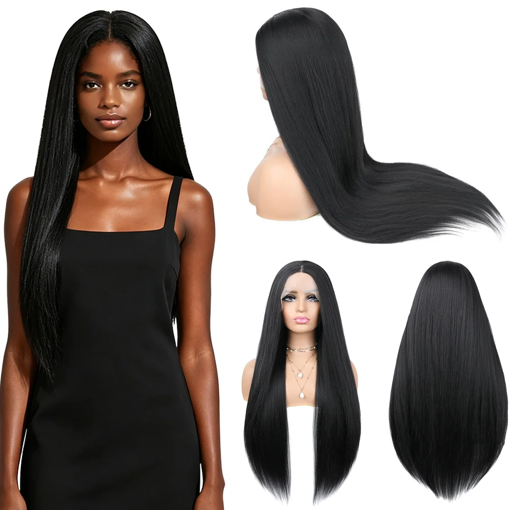 26-inch-long-yaki-straight-13x4-lace-front-wig-glueless-heat-resistant-synthetic-wig-low-maintenance-for-women-daily-party-use