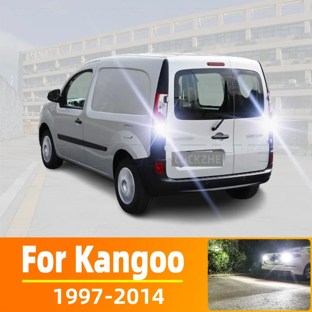 2pcs LED Reverse Light For Renault Kangoo Accessories 1997-2014 2005 2006 2007 2008 2009 2010 2011 2012 2013 Backup Back Up Lamp