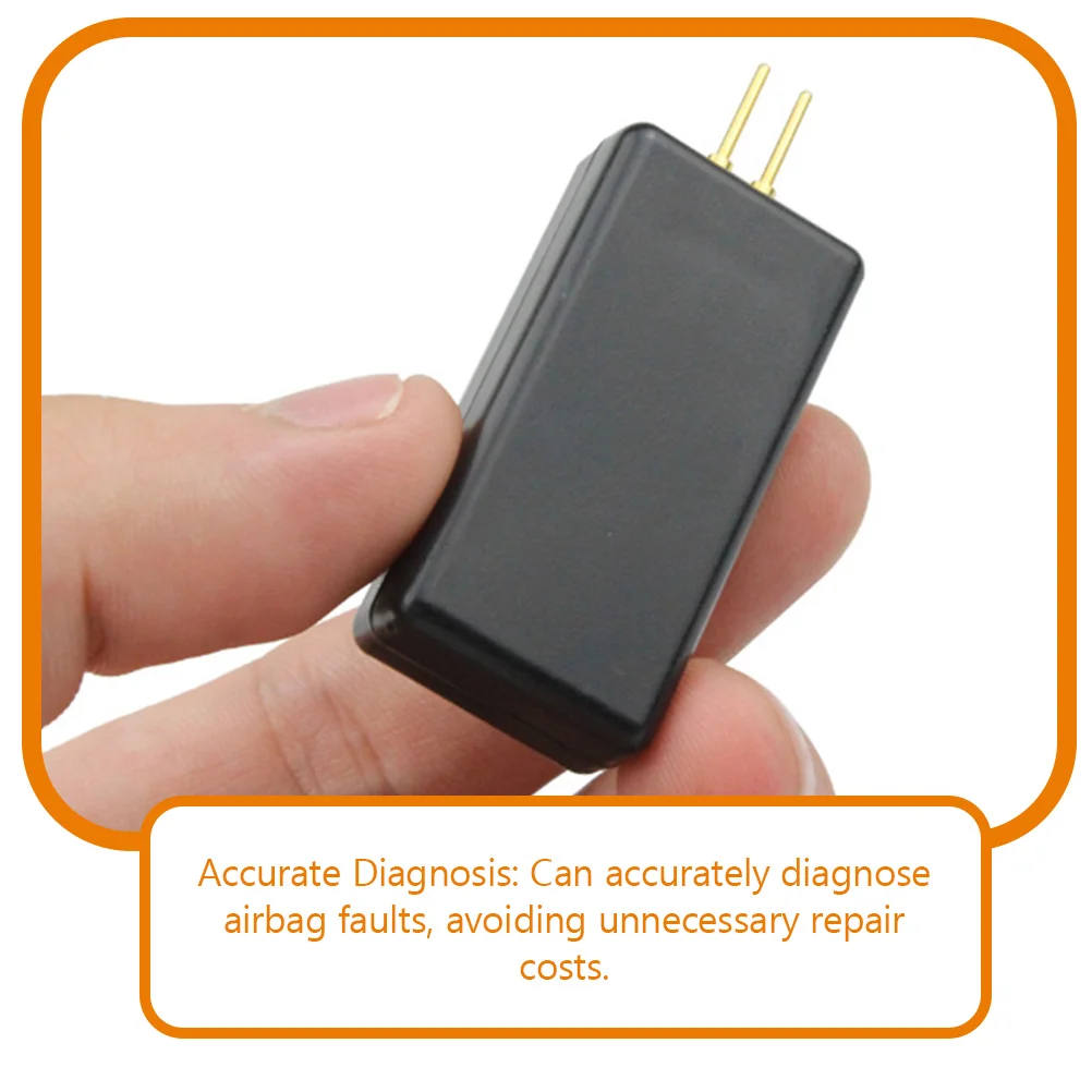 4 Pcs Car Airbag Detection Tool Auto Diagnostic Device Repairing Tester Small Case Plastic Portable Testing Simulator