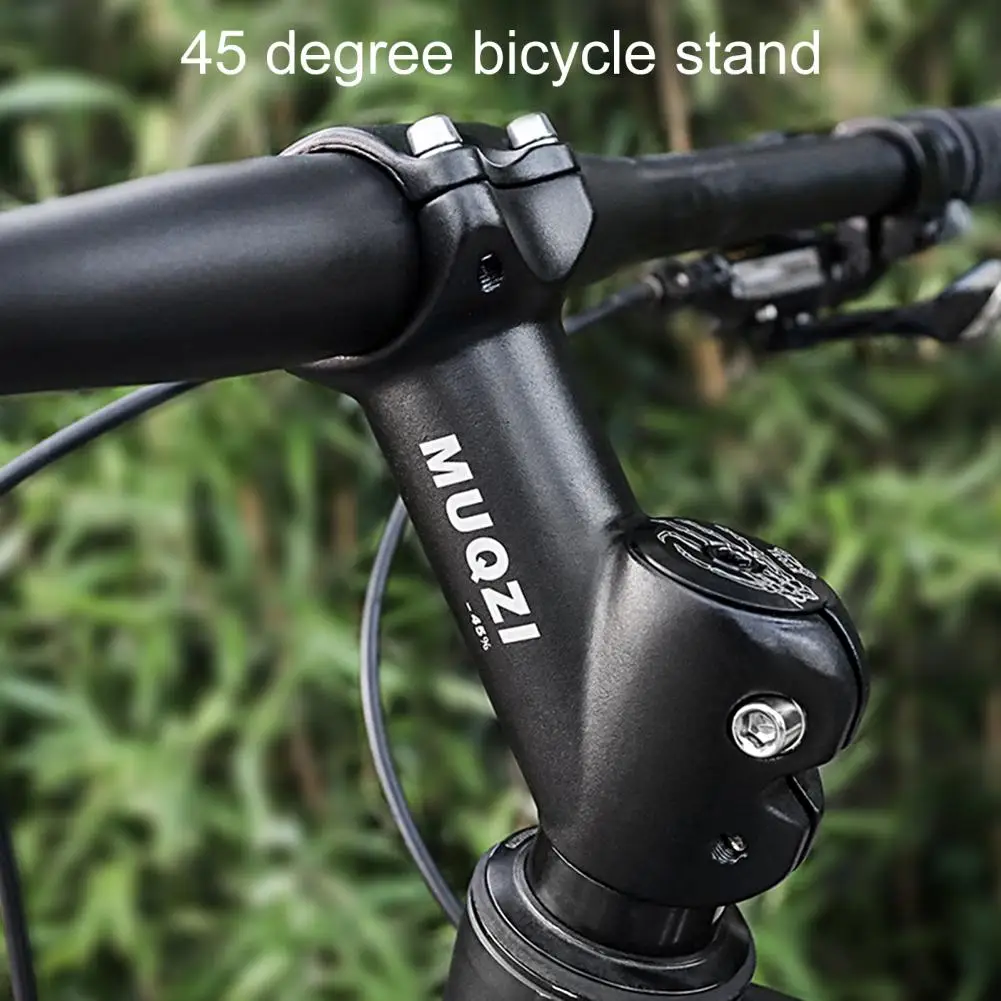 31.8mm 45 Degree Bike Handlebar Stem  Aluminum Alloy MTB Front Fork Stem Adapter Ultralight Mountain Road Bike Stem Accessories