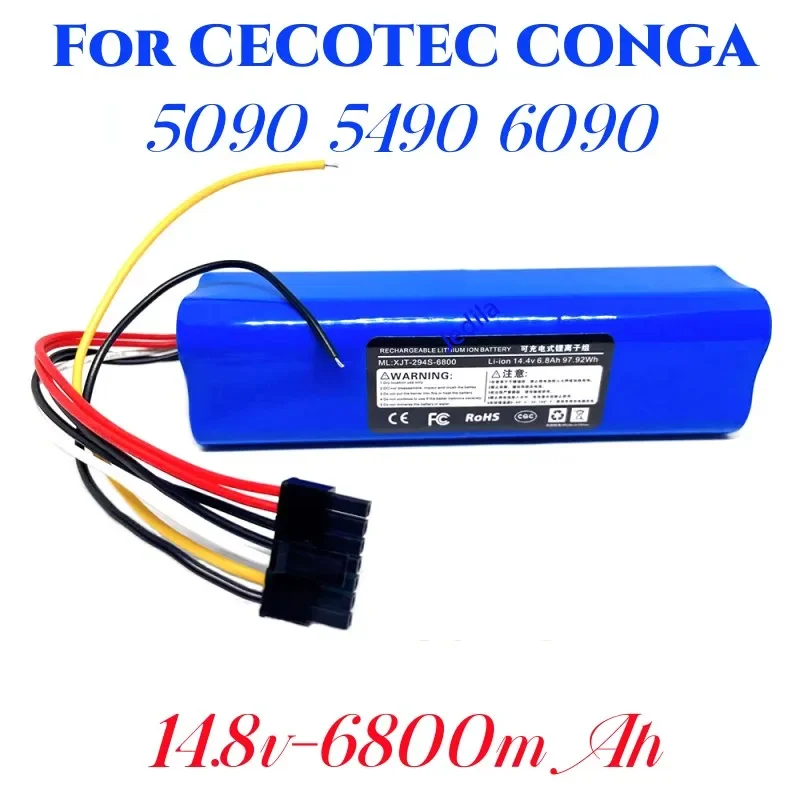 Brand New. Suitable For CECOTEC.CONGA.5090.5490.6090 Accessory Lithium Battery Charging Pack, For Repair And Replacement