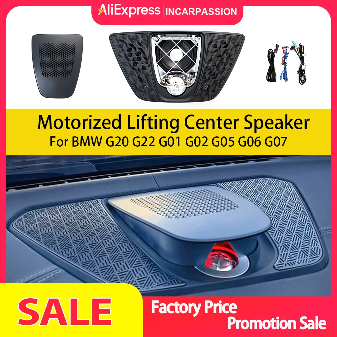 

Светодиодный моторизованный подъемный центральный динамик, окружающее освещение для BMW G20 G22 G08 G01 X3 G02 X4 G05 X5 G06 X6 G07 X7 Glow Horn Audio Cover