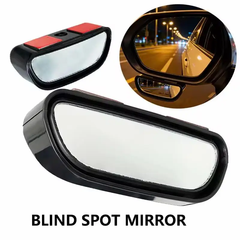 Universal Fit 360 Degree Adjustable Wide Convex Car Mirror HD Parking Auxiliary Rear View Blind Spot Mirror for Sedan SUV Van