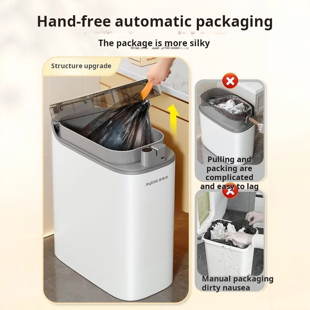 Smart Sensor Trash Can  Rechargeable Auto Adsorption Bag Garbage Can For Toilet Living Room Kitchen Household Items view 3