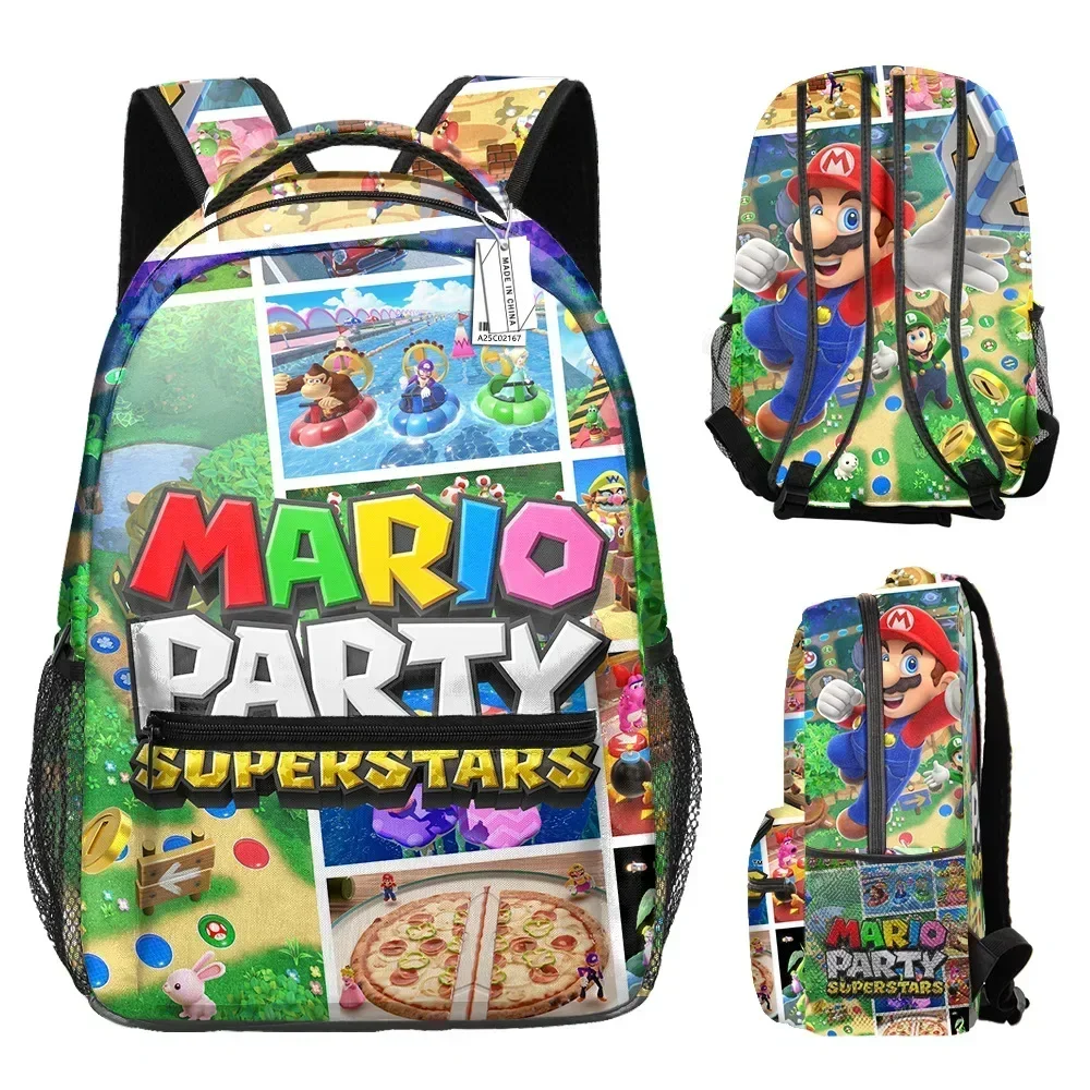 HOT Mario Super Mario tornister o dużej pojemności w pełni z nadrukiem modny plecak plecak prezent urodzinowy Mochila najlepszy prezent