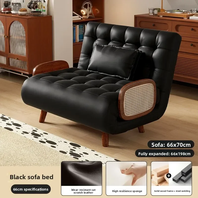 Celebrity Folding Sofa Bed Dual-purpose New Small Apartment Telescopic Bed Single Living Room Balcony Multi-function Bed