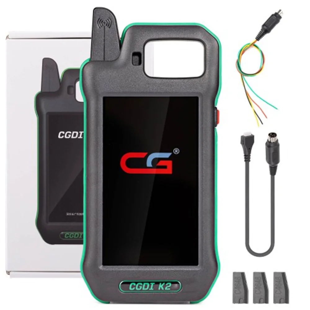 

CGDI K2 Smart Key Programmer Support Remote Renew Generation MCU Programming and Copy Chip ID48 96Bit With 3pcs C4648 Super Chip