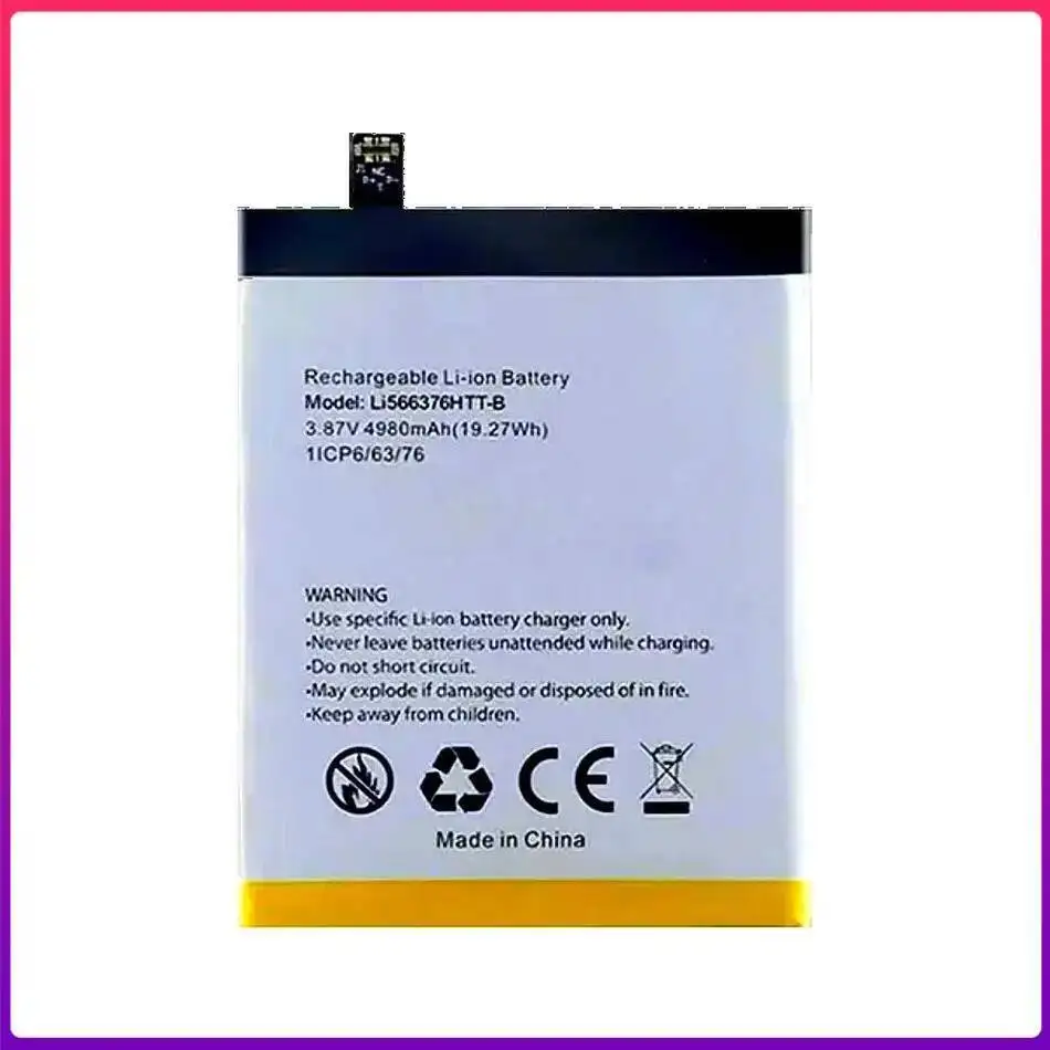 Bl5000 LI566376HTT-B 4980Mah لـ Blackview BL5000 6.36 بطارية الهاتف المحمول ذات جودة عالية