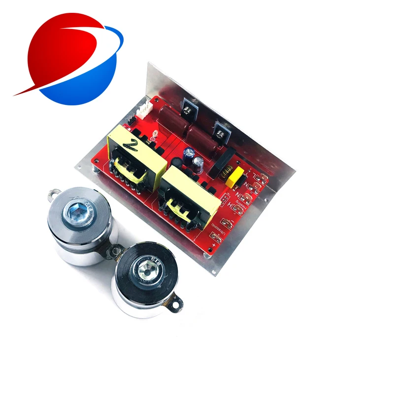 

40khz 120W Small Power Ultrasonic Generator Circuit Digital Ultrasonic Cleaner Board With Transducer For DIY Cleaning Tank