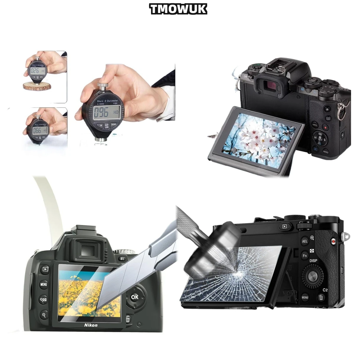 

For Nikon D5300 D54 D5500 D5600 Anti Fog Tempered Glass - 9H HD Screen Protector With Anti Condensation & Anti Smudge Technology