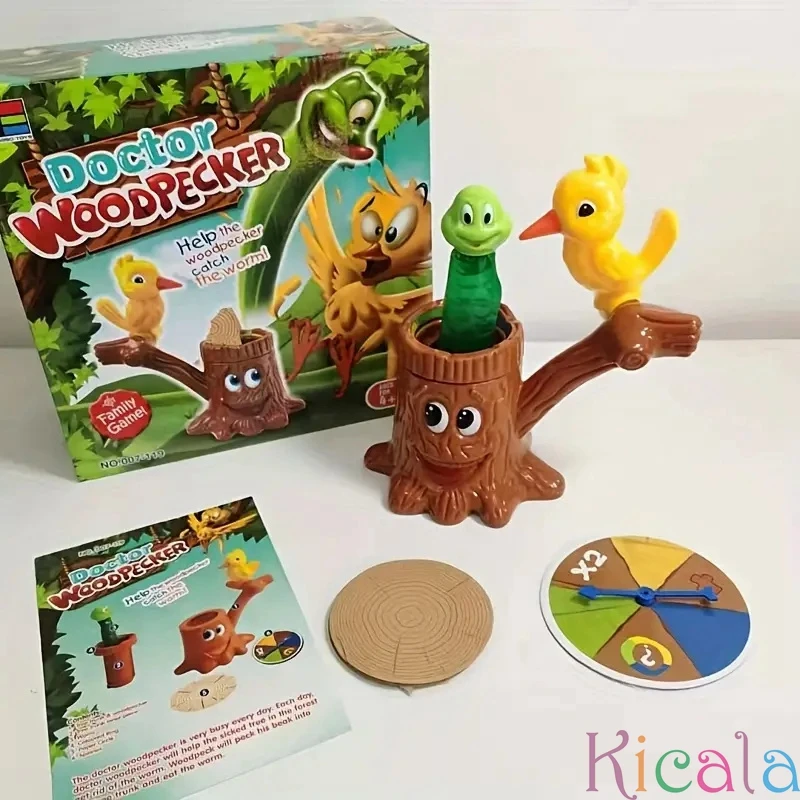 Catch The Worm Game Familiespel Kinderspel Bordspel Interactieve spellen Verbeter het denkvermogen van kinderen Montessori-speelgoed
