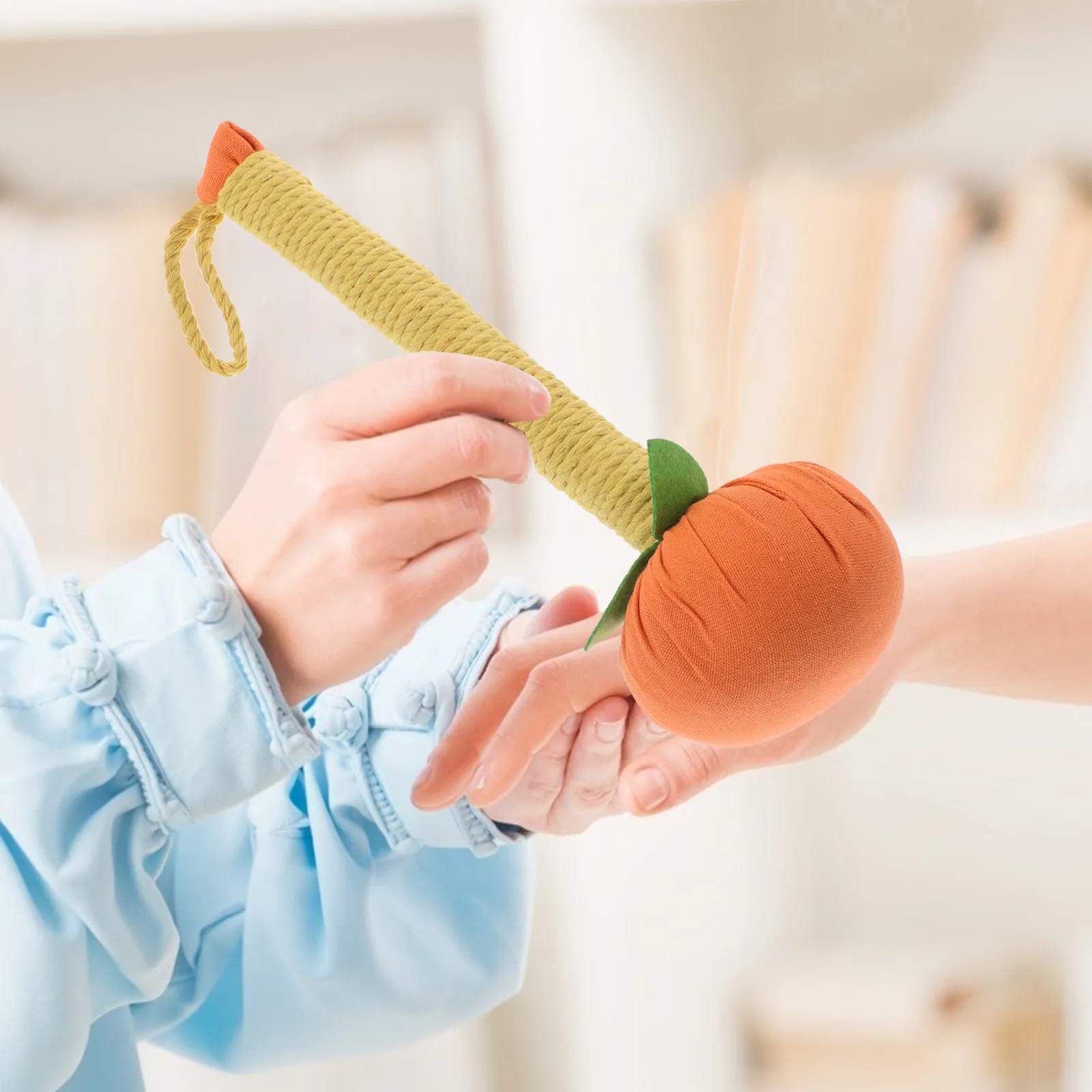 

Massage Hammer Handheld Ergonomic for Neck Back Waists Silicone Persimmon Kit Lymphatic Massagers Full Body Relief Home Use