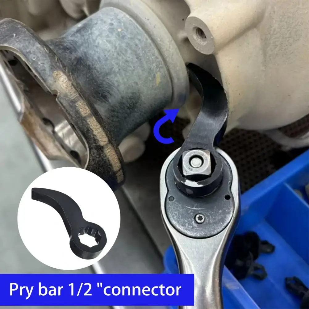 1/2Pcs Crowbar Adapter Head Tools Rustproof Anti-Corrosion Pry Bar Wrench Adaptor Head Half Shaft Removal Car Repairing Tools