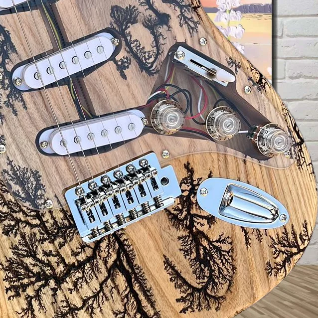 Holzmaserung E-Gitarre Fabrik bietet schnelle und kostenlose Lieferung, anpassbare und High-End-Qualität,