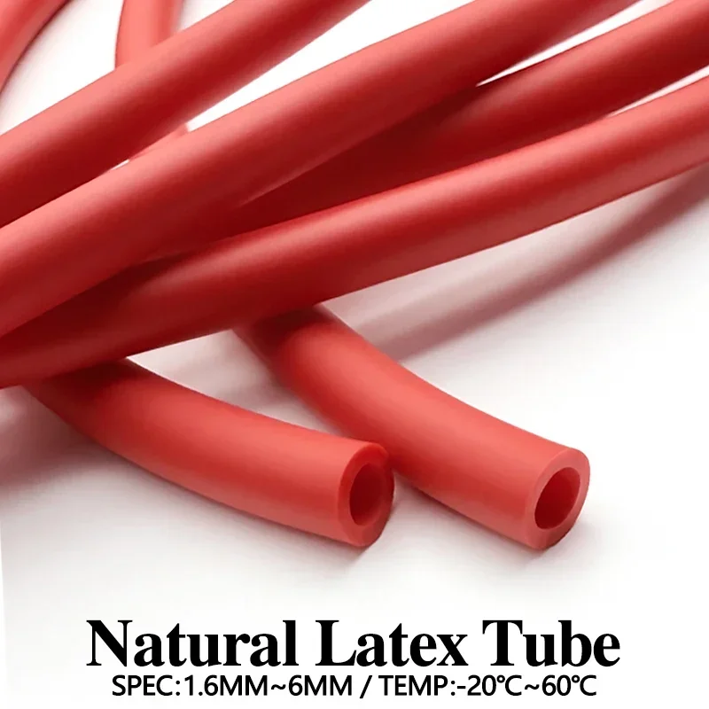 

Многофункциональная эластичная латексная трубка 1/2/3 м, внутренний диаметр 1,6-6 мм, морозостойкая, нетоксичная, высокоэластичная, прочная резиновая трубка для рукоделия, спорта и DIY-проектов