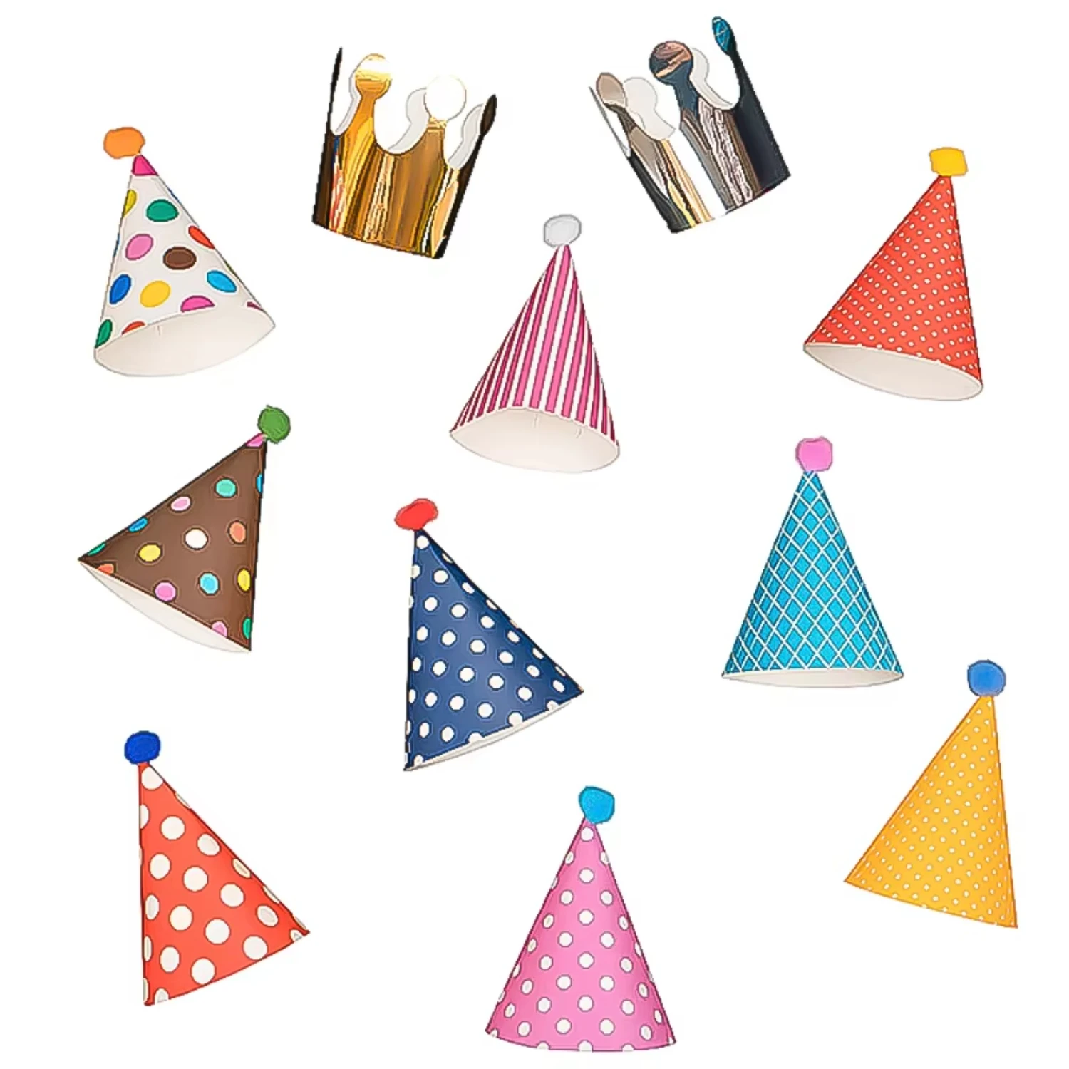 Party Hats Stock Birthday Favor Decorations Birthday Party Supplies Pet Birthday Paper Party Hats