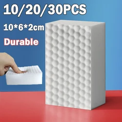 10/20/30Pcs Kitchen Cleaning Sponge Double Compressed High Density Magic Sponge Eraser Melamine Sponge Bathroom Cleaner 10X6X2cm