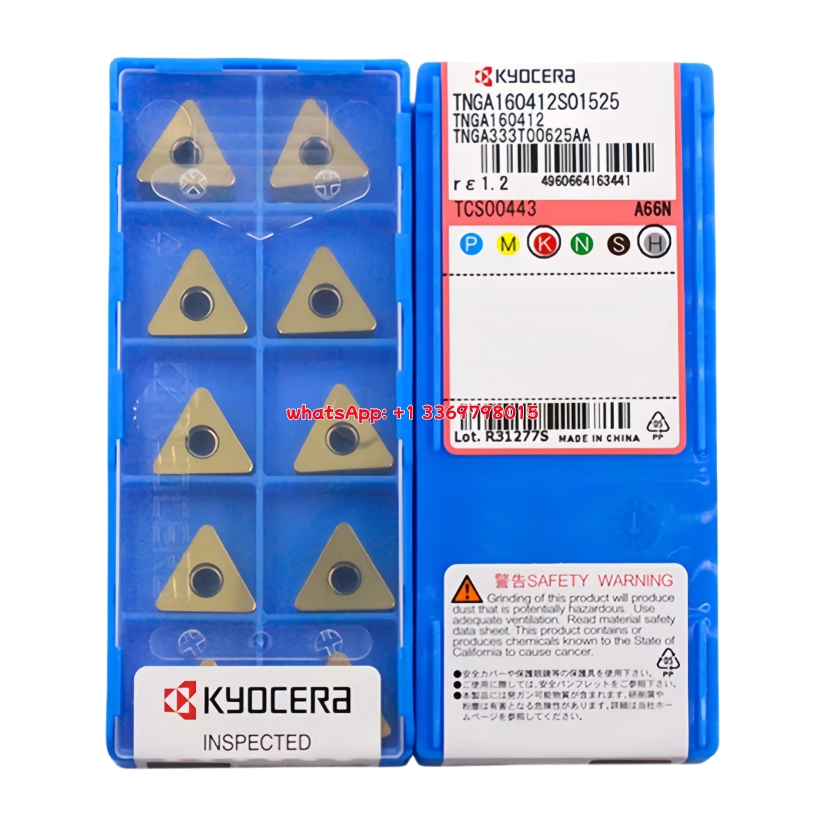 

100% Original TNGA TNGA1604 04 08 S01525 T02025 A66N PT600M A65 Turning Insert