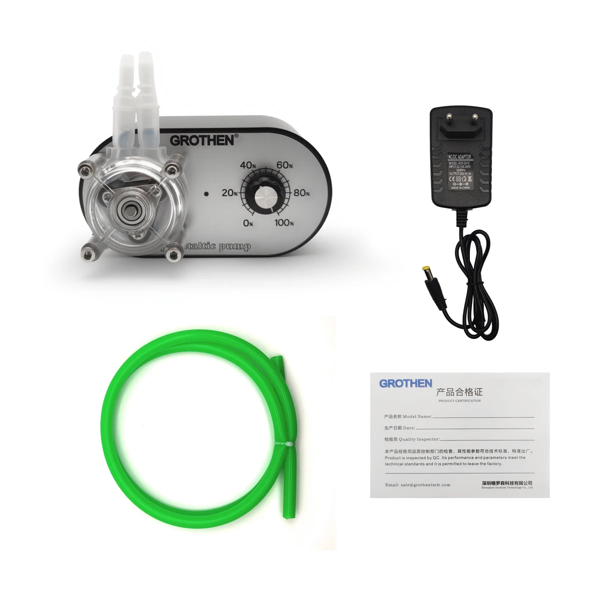 Pompa peristaltica G928A 114-500 ml/min Pompa dosatrice autoadescante regolabile ad alta velocità per additivi dosatori per analisi di laboratorio dell'acquario