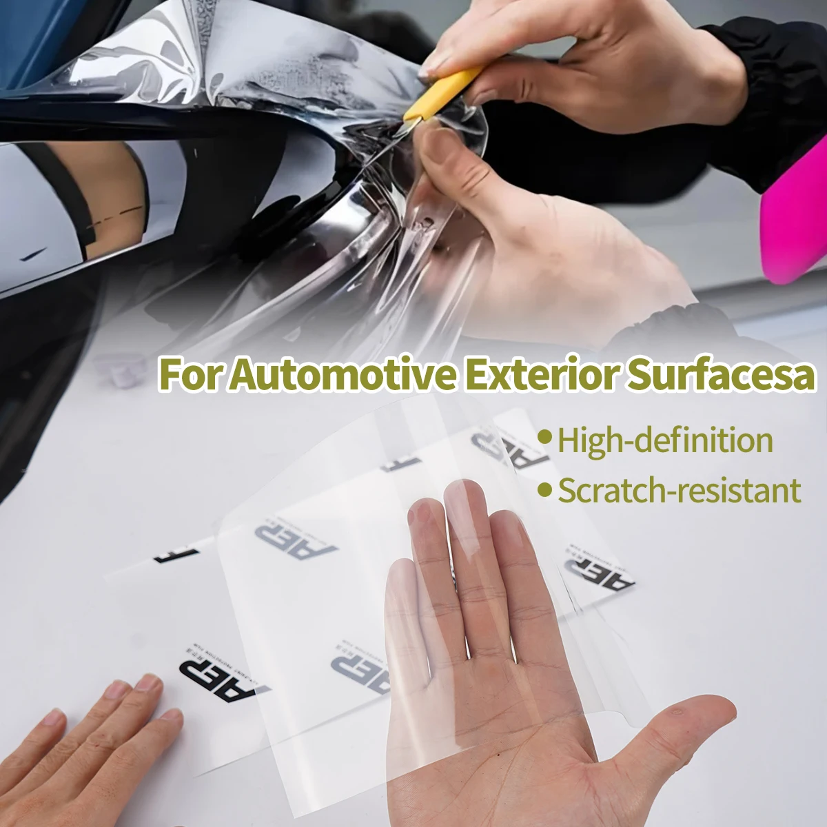 

Car Protective Film Anti-scratch Car Skin Protection Film Waterproof Car Sticker Stratchproof Car Protector Rhino Skin Sticker