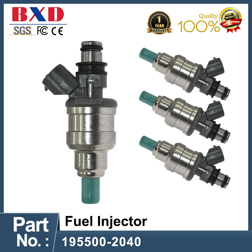 

1/4PCS 195500-2040 1955002040 Fuel Injector For DAIHATSU ROCKY, KIA SEPHIA, MAZDA 323 MX-3 PROTEGE 195500 2040