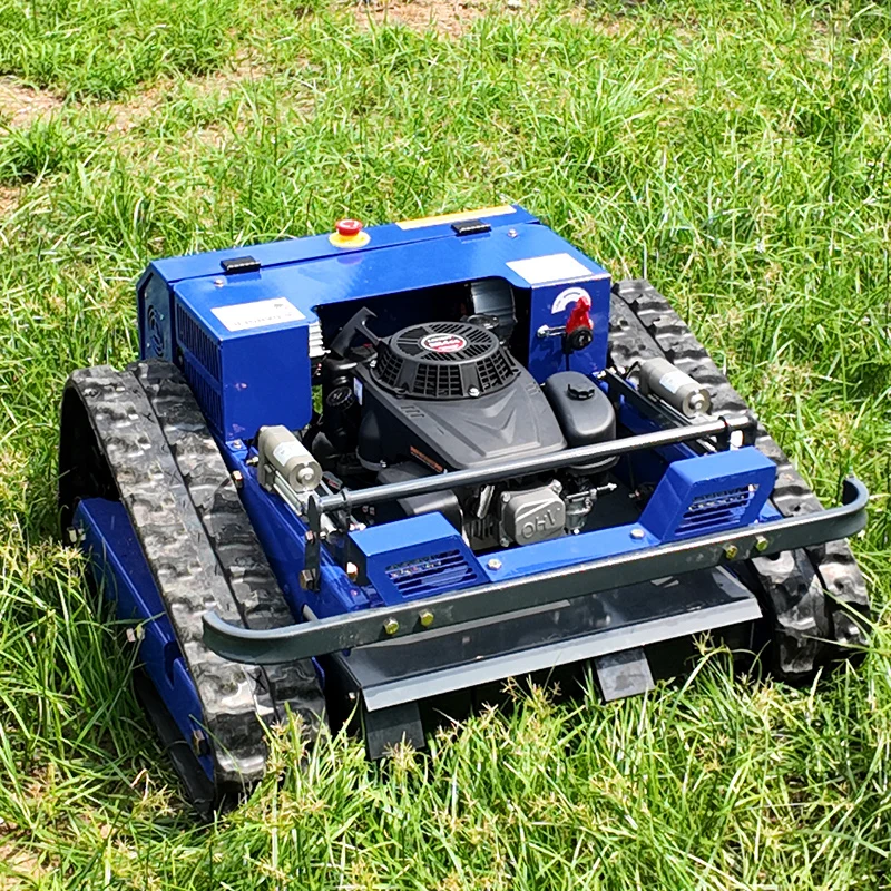 カスタマイズ可能なリモコン式芝刈り機、芝生・農場用無限軌道除草ロボット、自動自走式草刈機