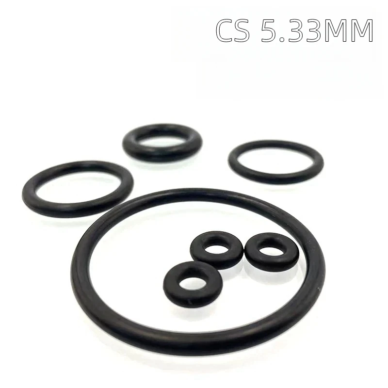 Custom EPDM O-rings CS 5.33mm Elastomer Gasket Rubber Sealing Ring Ethylene Propylene O-ring Seal Weather-resistant Black