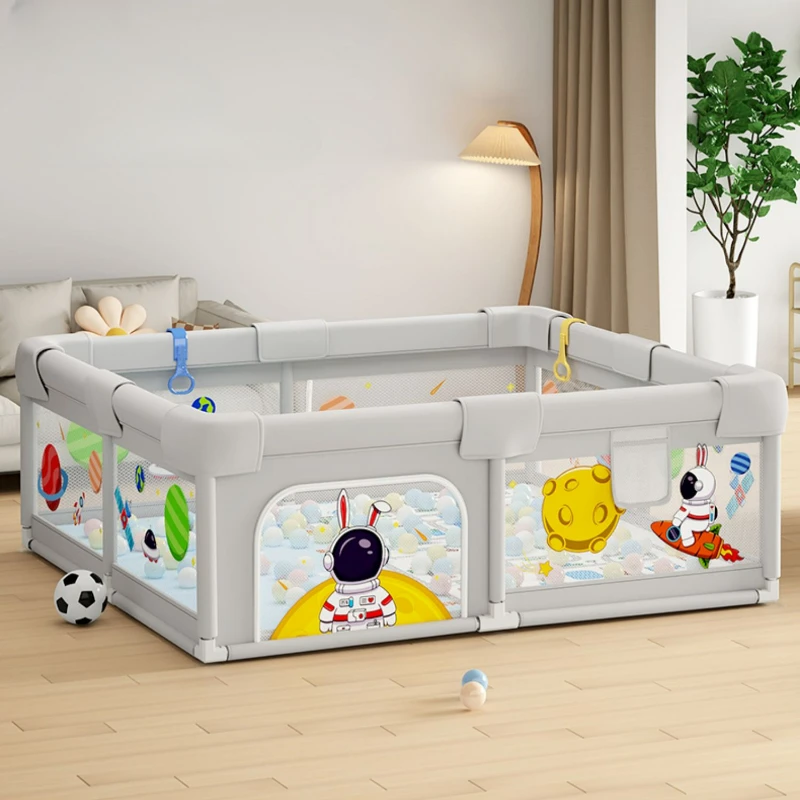 Baby Play Playpen Washable Baby Guardrail Indoor Children's Household Crawling Protective Mat Sponge To Prevent Bumps