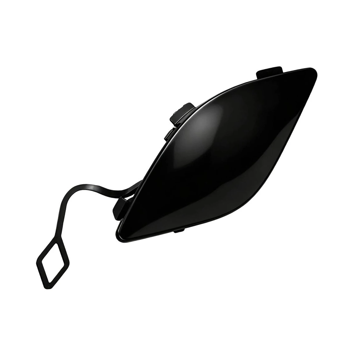 Black Front Bumper Tow Hook Eye Cover Cap ABS Fit For Mercedes-Benz E-Class Coupe C207 Cabriolet A207 E350 E500 E550 2010-2013