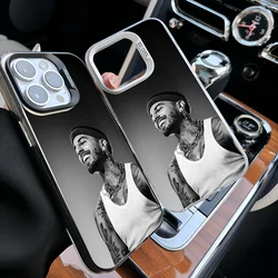 Epc Music R-Rauw Alejandro Rap Phone Case IMD Phone Case For IPhone 16 15 14 13 12 11 Pro Max Plus Color Silver Cover