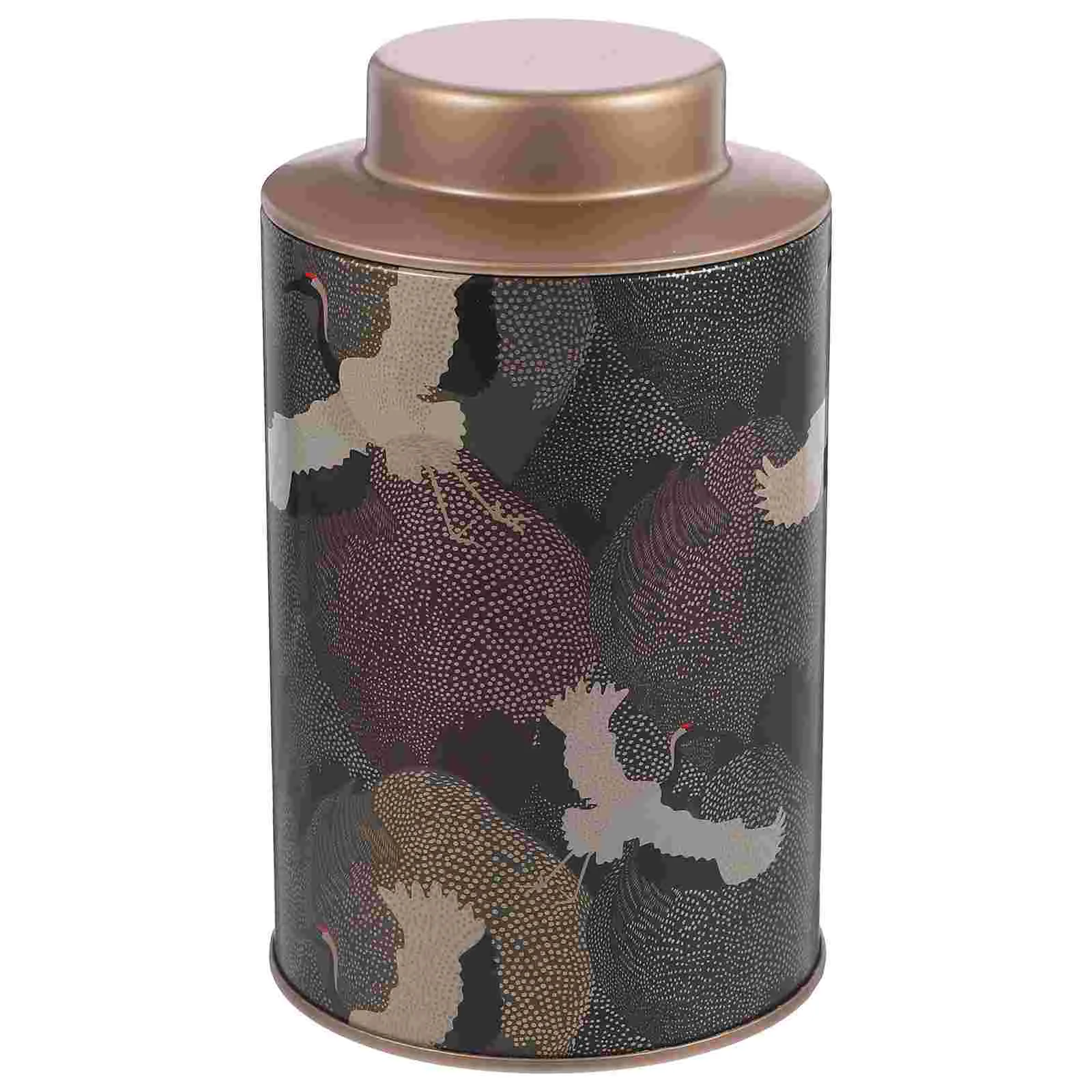 

Coffee Jar Canister Tea Jars for Loose Sugar with Lid Cube Container Containers Countertop Tinplate Storage Lids Candy