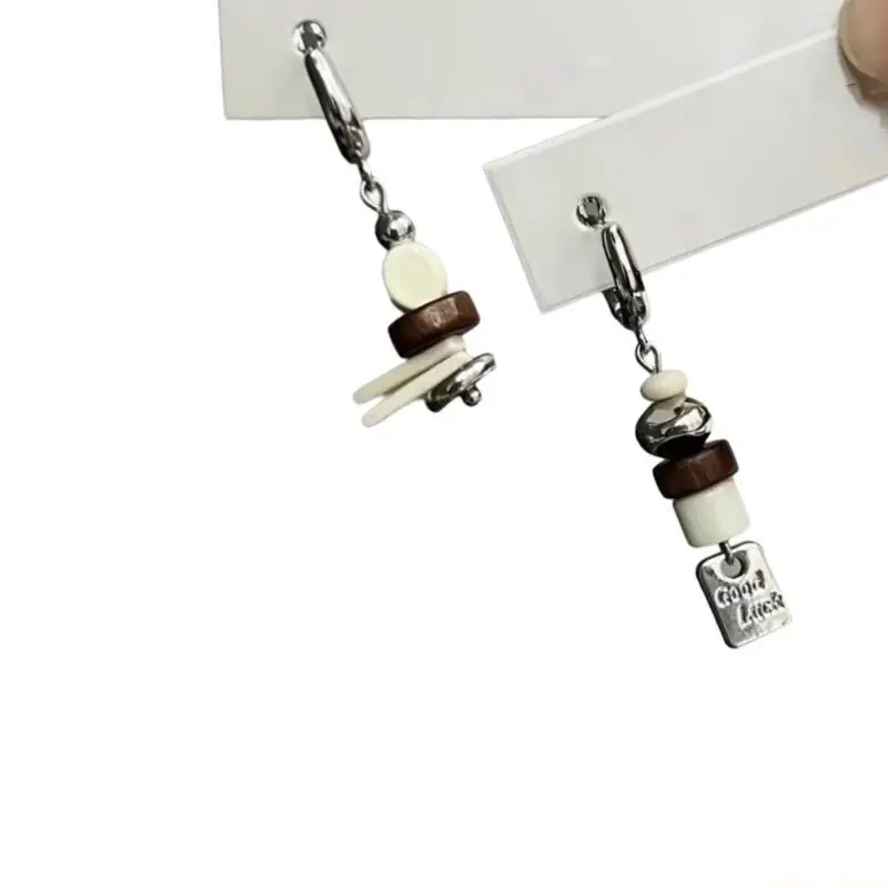 31BF Asymmetrical Black Dog Earrings Charm For Fashionable Women Seeking Unique