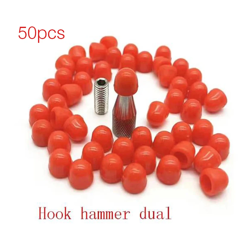 50/32PCS dent repair tool detachable head replacement with top cover unpainted car dent repair PDR manual tool