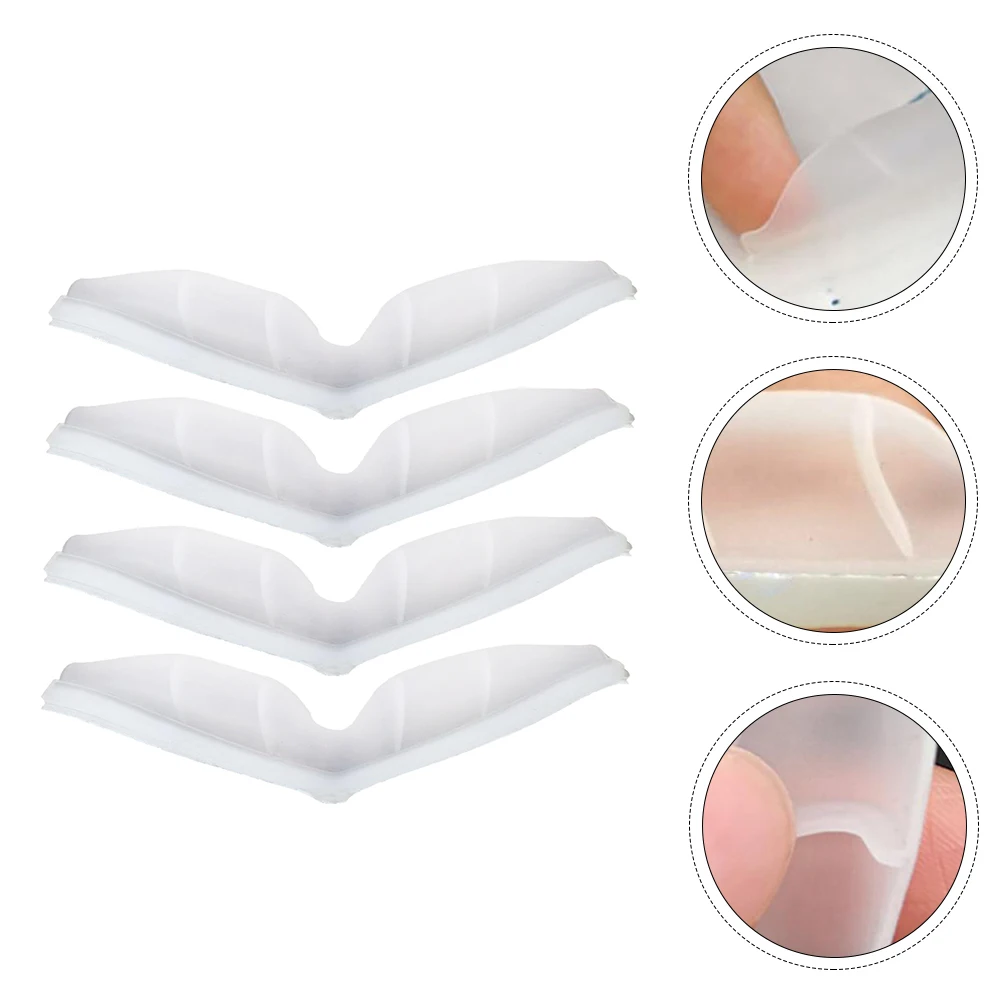 

4Pcs Mist Preventer for Eyeglasses Silicone Anti Fog Guard Inner Mask Insert Prevents Foggy Lenses Portable Reusable Design