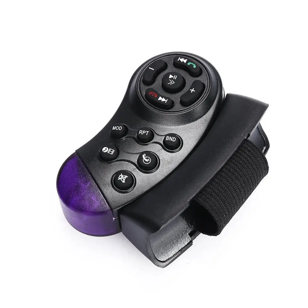 

ABS Black Universal Car Player Car Electronics Vehicle DVD Steering Wheel IR Remote Control