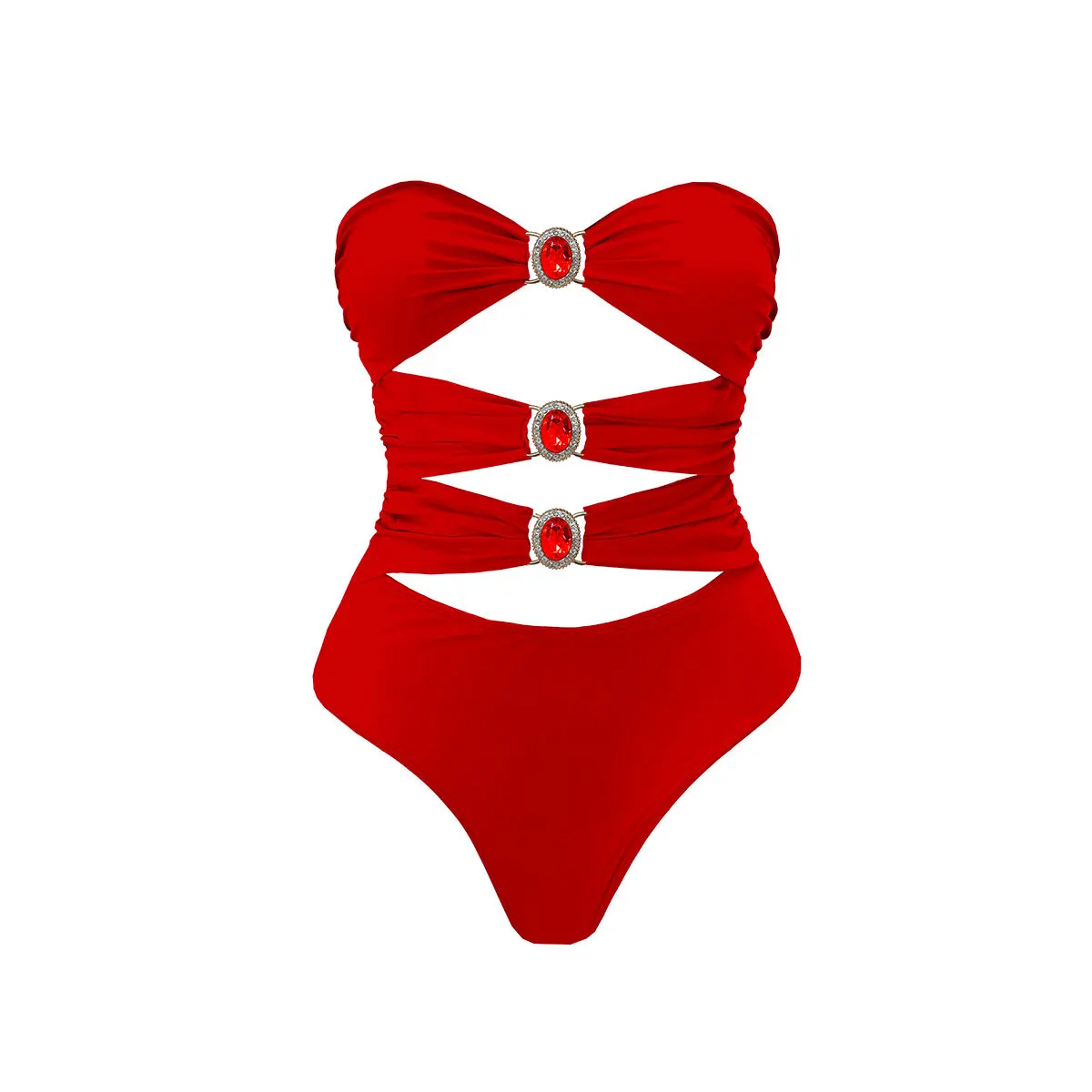 ZAUFAZ Hollowen One Piece Swimsuit With Cover Up Luxury Swimwear Women Swim Suits Sexy Bikini Female Sliming Bodysuit Beachwear