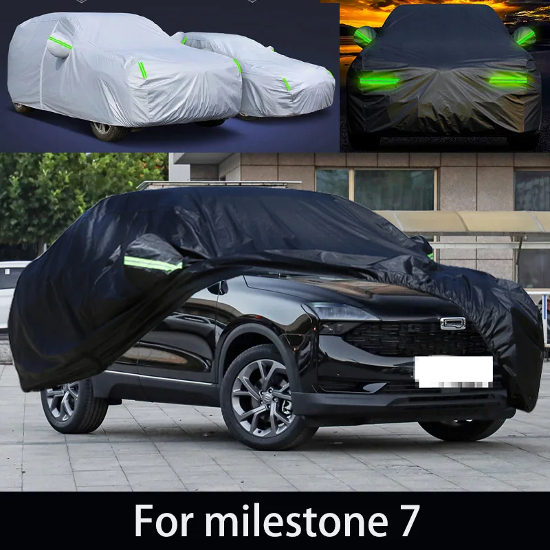 

For milestone 7 auto anti snow, anti freezing, anti dust, anti peeling paint, and anti rainwater.car cover protection