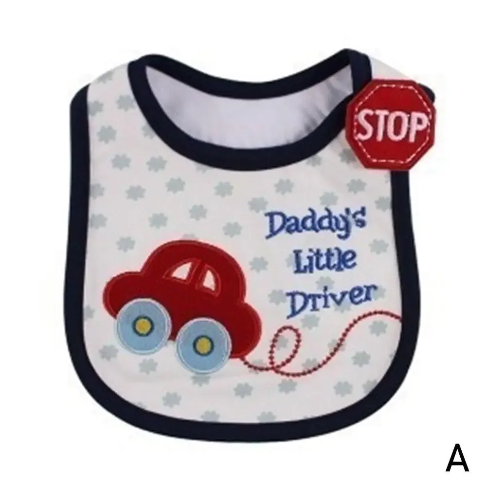 Feeding Baby Bibs Cute Embroidered Sleeveless Bibs For Baby Girl Bib Saliva Boy Burp Cloths Things Cartoon