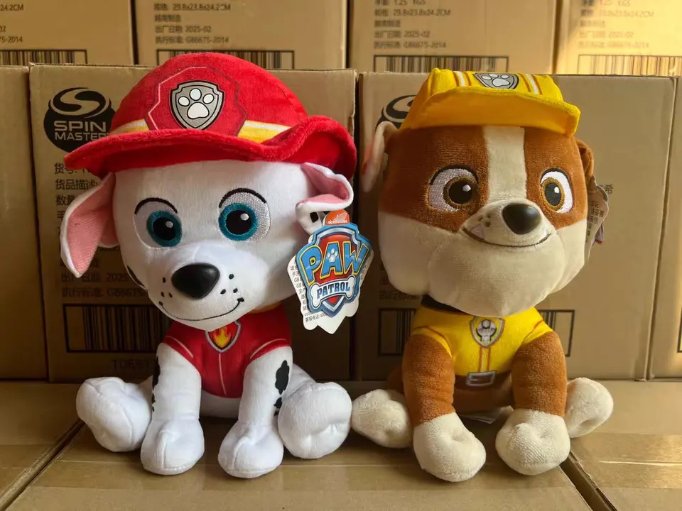 100% Genuine Paw Patrol Plush Toy Chase Skye Marshall Tracker Everest Rocky Zuma Rubble - 4