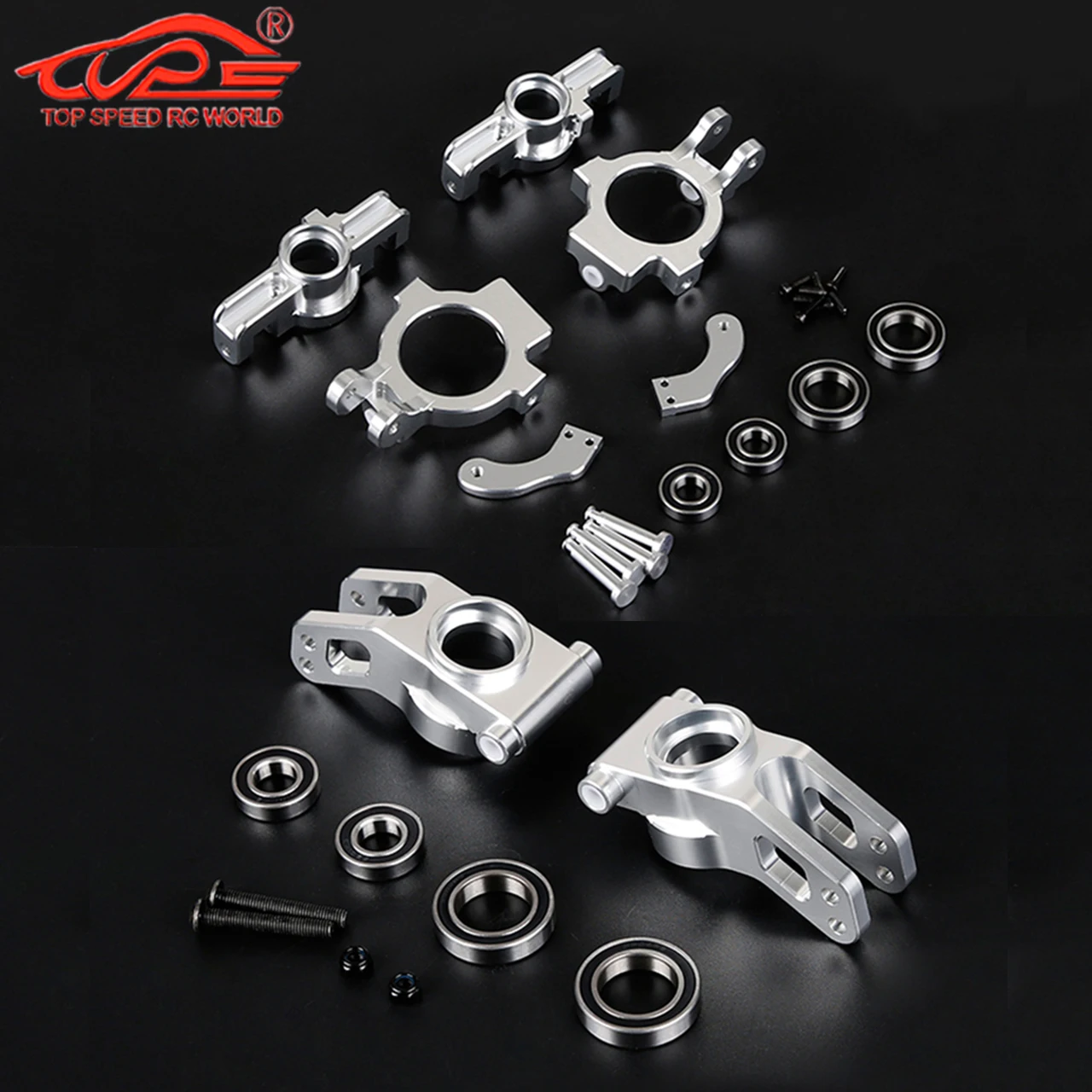 

Upgrade CNC Metal Rear or Front Wheel Bearing Base Assembly Kit for 1/5 Rc Car Gas Losi 5ive T ROFUN ROVAN LT King MotorX2 Parts